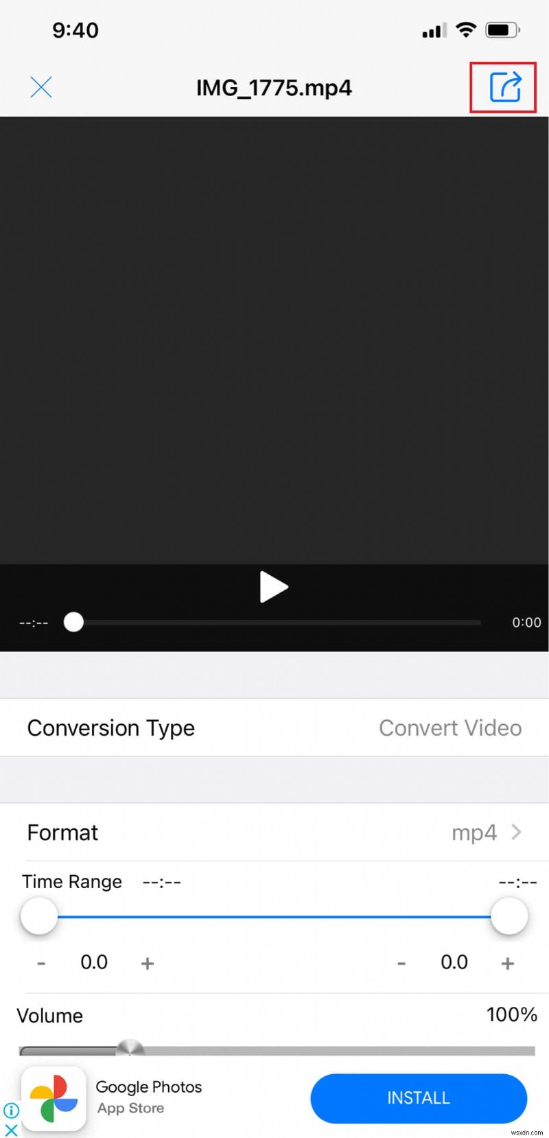 빠르고 안전하게 iPhone 비디오를 MP4로 변환 