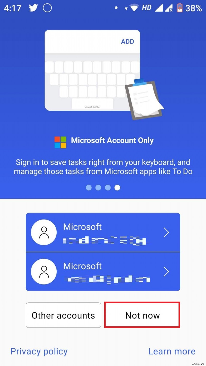 Android 및 iOS의 SwiftKey 키보드에 Bing Chat 통합 - 단계별 가이드 