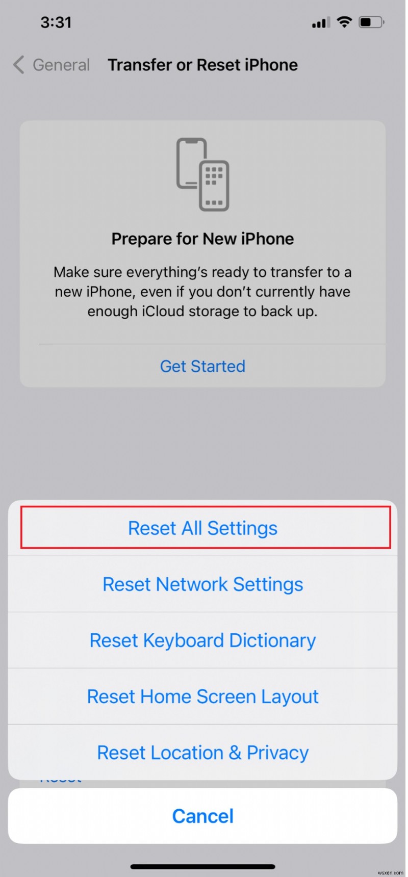 iPhone의 Zero KB 저장 오류 해결 