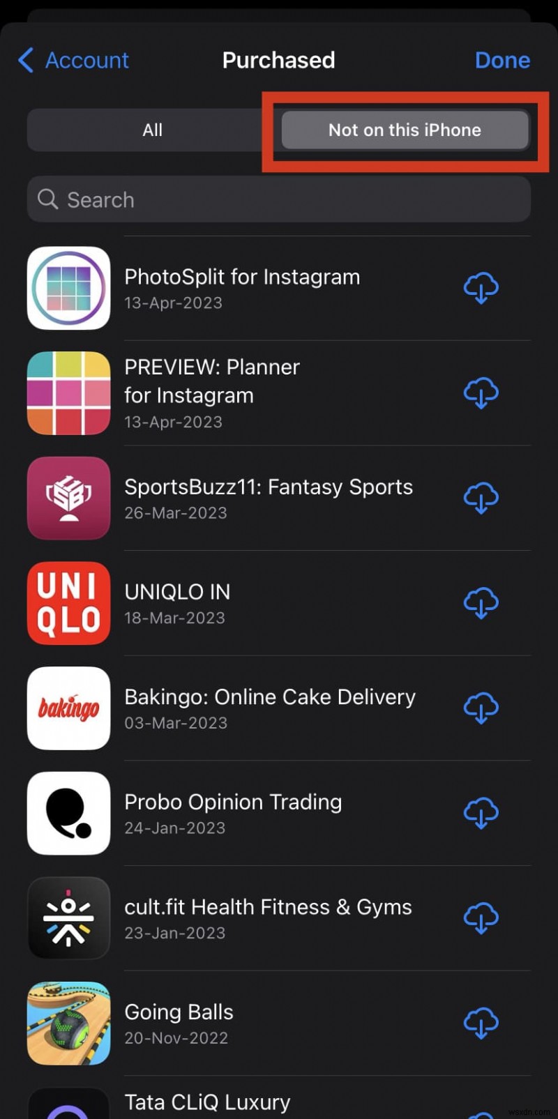 iPhone에서 최근 삭제된 앱 찾기 및 복원 