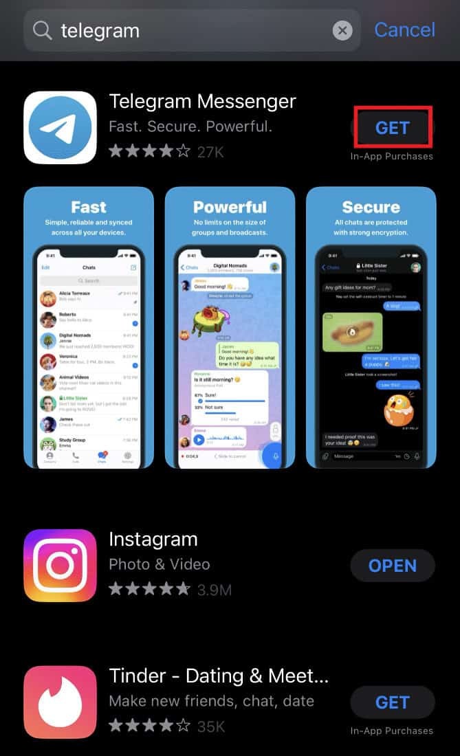 iPhone의 텔레그램  한도 초과  오류를 신속하게 해결하세요 