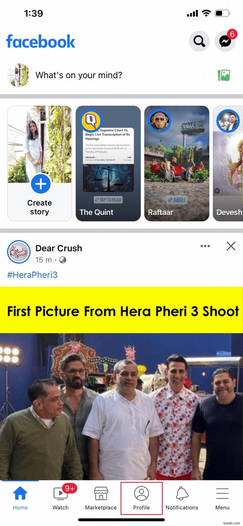단계별:iPhone의 Facebook 프로필 사진에서 프레임 제거 
