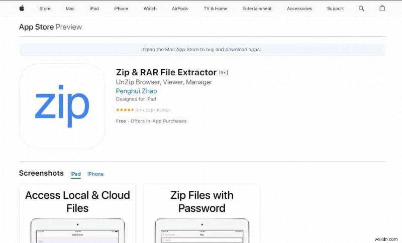 신뢰할 수 있는 타사 앱을 사용하여 iPhone에서 ZIP 파일을 쉽게 열 수 있습니다 