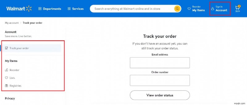 Walmart 주문 추적:구매 내역을 보는 쉬운 단계 