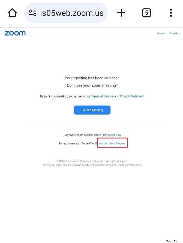 앱 없이 Android에서 Zoom 미팅에 참여하기:단계별 가이드 
