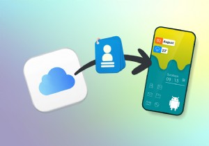 iCloud 연락처를 Android로 원활하게 전송 