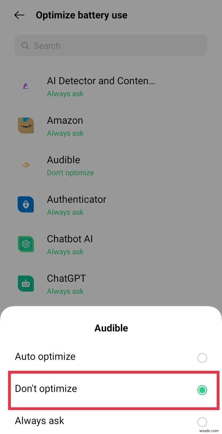 Android 화면이 잠길 때 Audible의 일시 중지를 중지하는 방법 