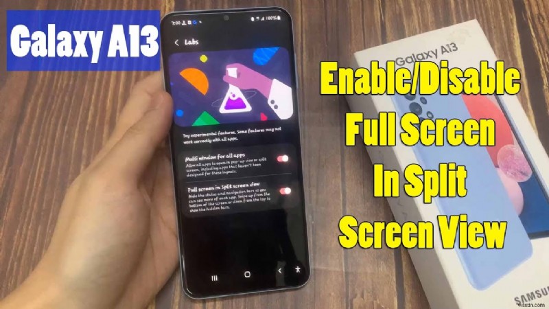 Android 휴대폰에서 분할 화면 모드를 쉽게 비활성화 