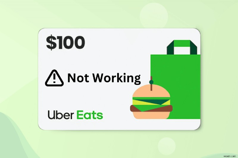 Uber Eats 기프트 카드가 작동하지 않을 때 문제를 해결하는 방법 