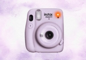 배터리 교체 후 Instax Mini 11에서 주황색 플래시를 중지하는 방법 