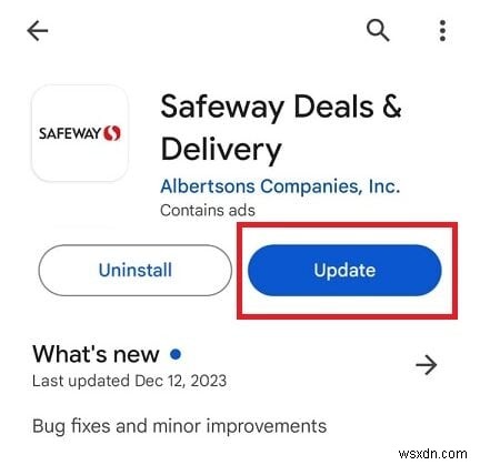 Safeway 앱 결함에 대한 빠른 수정:원활한 식료품 쇼핑 복원 