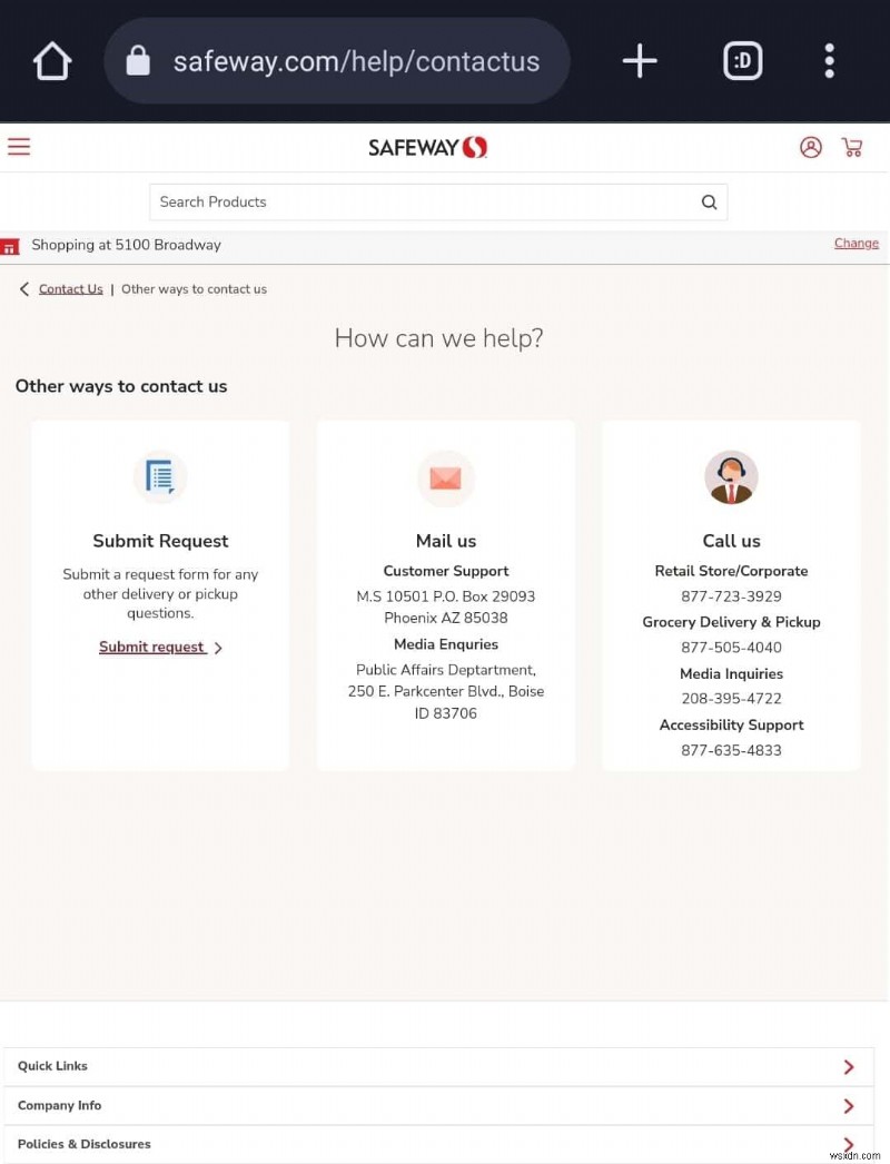 Safeway 앱 결함에 대한 빠른 수정:원활한 식료품 쇼핑 복원 