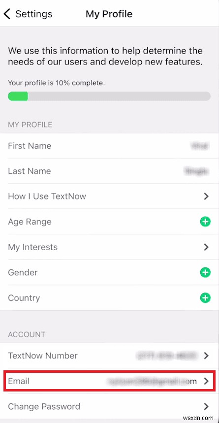 이메일 주소 없이 TextNow 계정을 복구하는 방법 