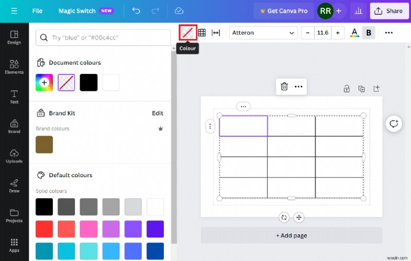 Master Canva 표:삽입 및 편집에 대한 단계별 가이드 