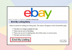 신속하게 eBay 목록 삭제:완전한 단계별 튜토리얼 
