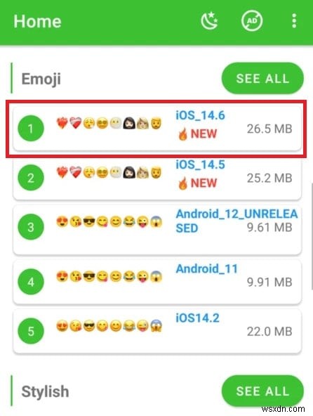 Android 휴대폰에 iOS 14 이모티콘을 추가하는 방법 