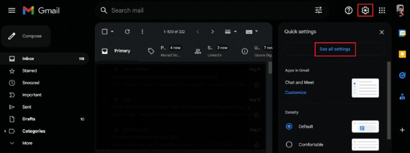 Gmail의 자동 보관 기능 비활성화:단계별 가이드 