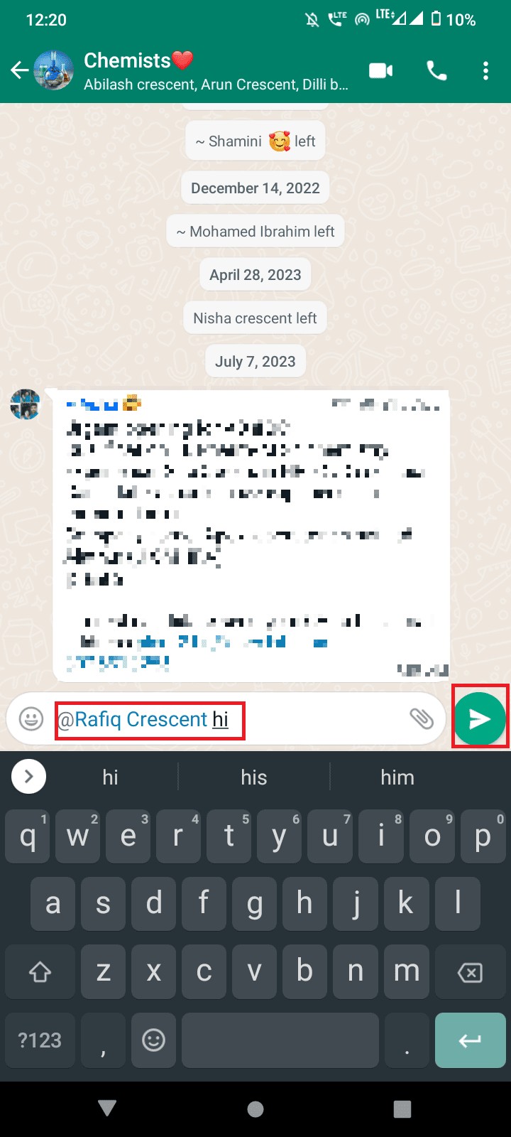 단계별 가이드:WhatsApp 그룹에서 사용자에게 핑 보내기 