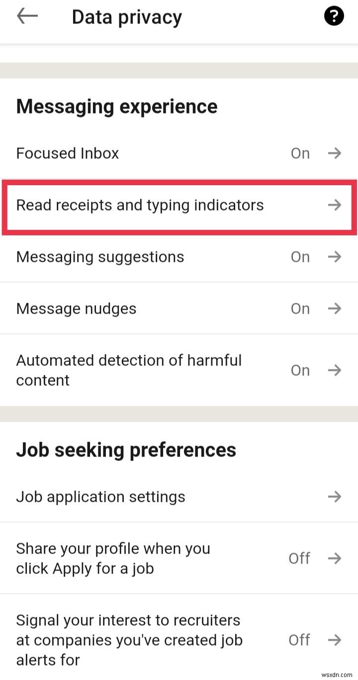 LinkedIn 읽음 확인 켜기 또는 끄기:빠른 가이드 
