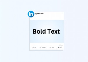 LinkedIn의 굵은 텍스트 마스터:가시성과 참여도 향상 