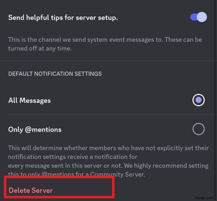 Discord 서버를 다시 시작하는 방법:모바일 및 Windows 10용 단계별 가이드 
