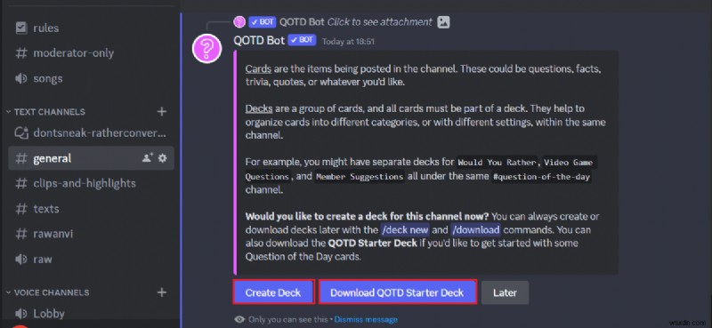 Discord 서버에 QOTD 봇 추가:단계별 가이드 