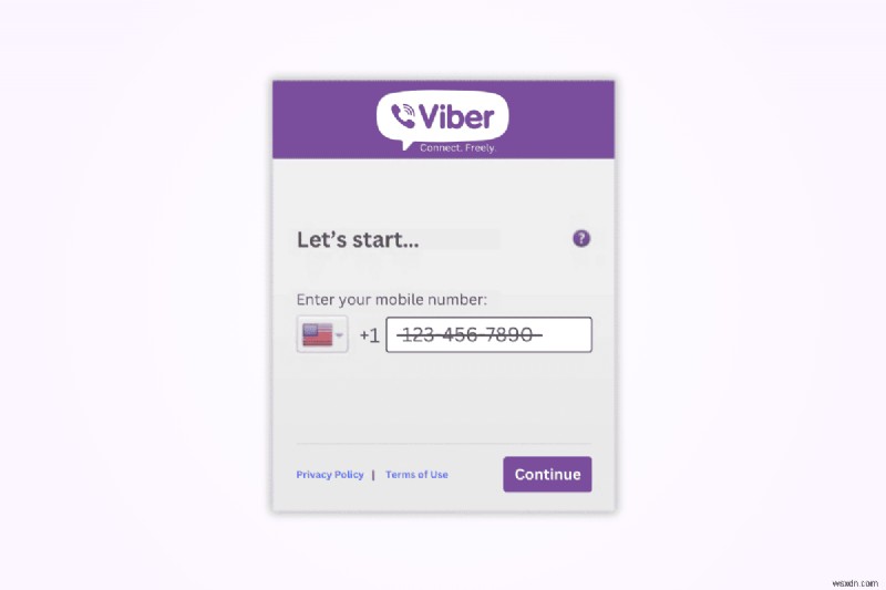 Viber를 비공개로 사용:개인 전화번호 없이 등록 