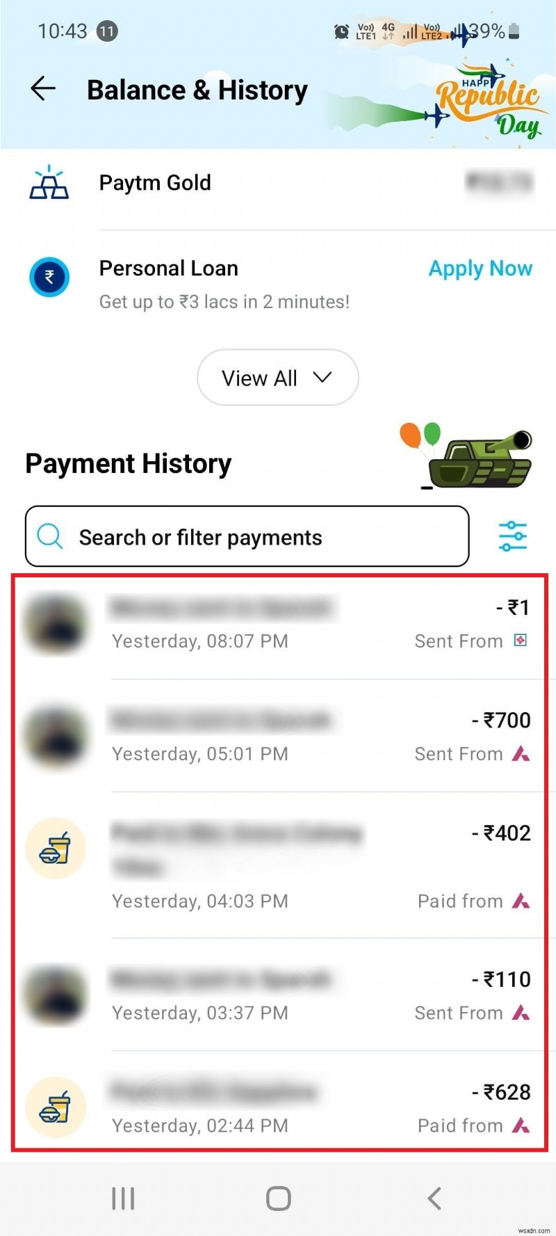Paytm 거래 내역을 안전하게 제거:단계별 가이드 