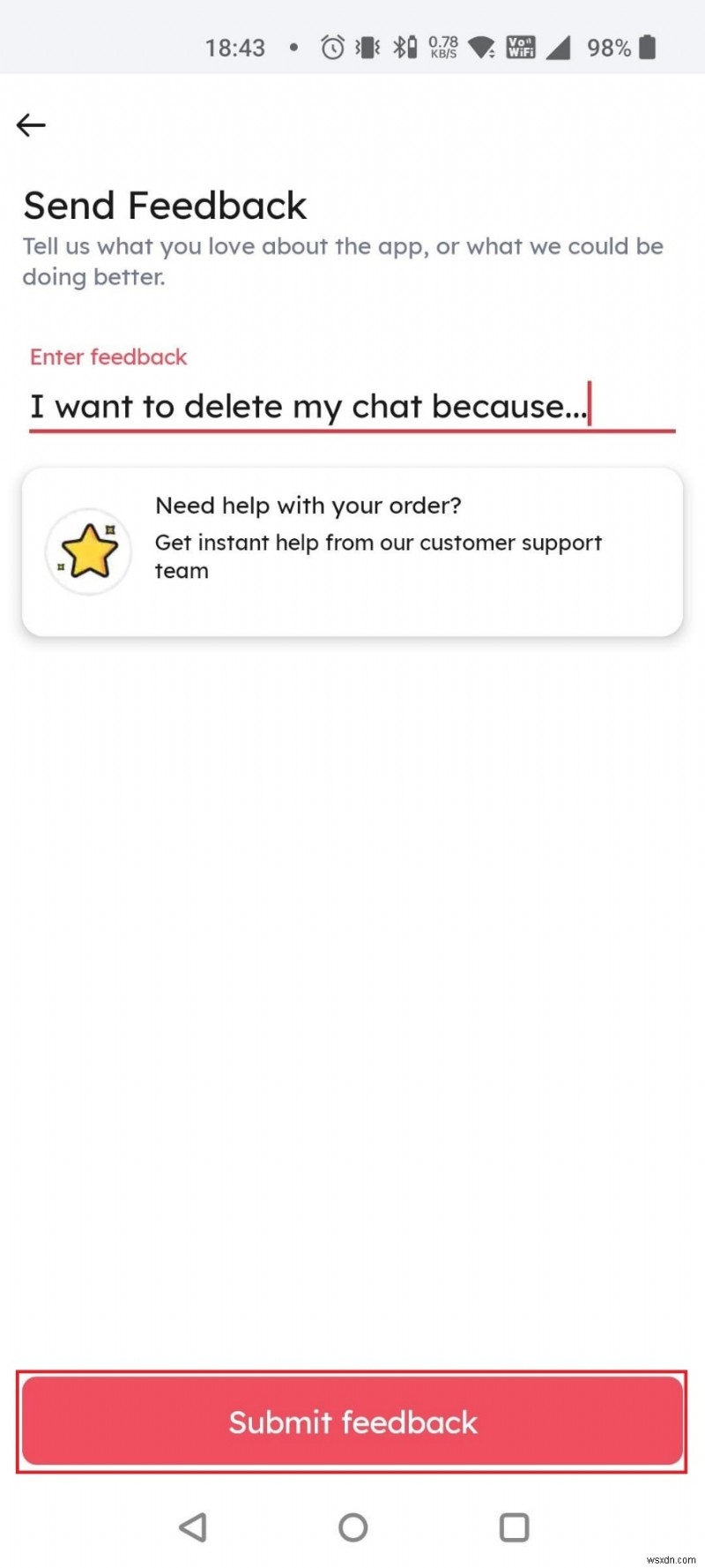 Zomato에서 채팅을 삭제하는 방법:빠른 개인 정보 보호 가이드 