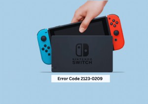 Nintendo Switch 오류 2123-0209 수정:빠르고 안정적인 솔루션 