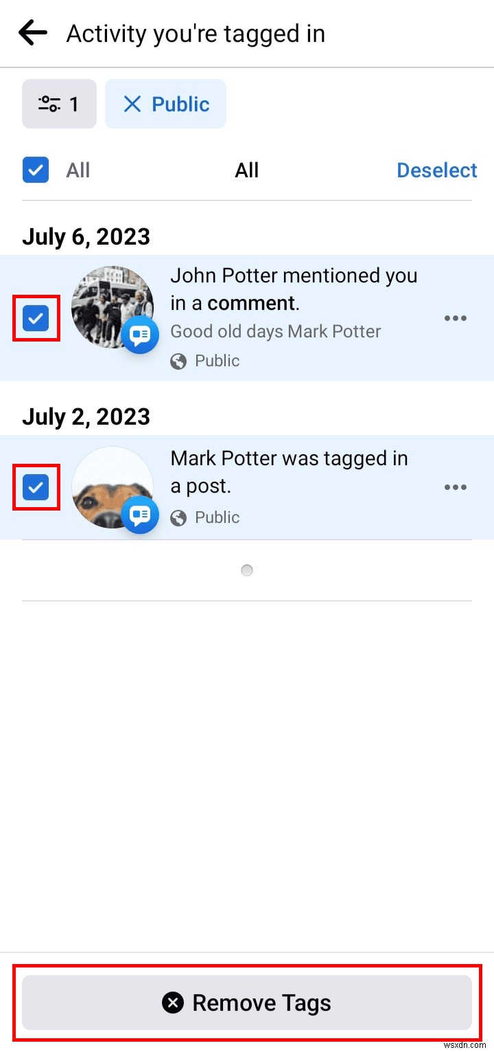 Facebook 댓글 태그를 쉽게 제거:단계별 가이드 