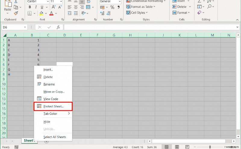 전체 시트를 잠그지 않고 Excel 2010/2016에서 개별 셀을 보호합니다. 
