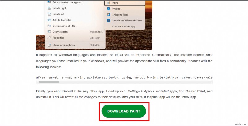 Windows 10용 클래식 그림판 다운로드:단계별 가이드 