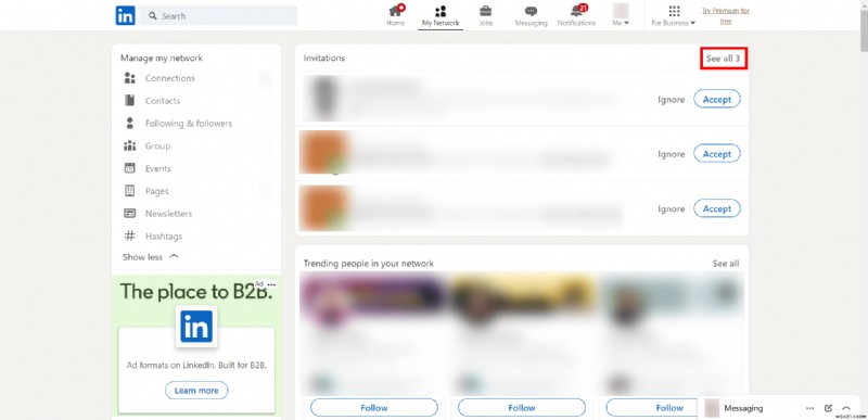 보류 중인 LinkedIn 연결 요청을 쉽게 취소하는 방법 - 단계별 가이드 