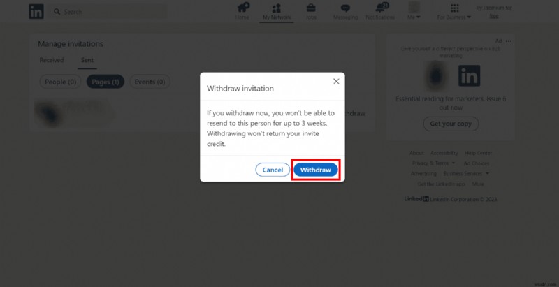 보류 중인 LinkedIn 연결 요청을 쉽게 취소하는 방법 - 단계별 가이드 