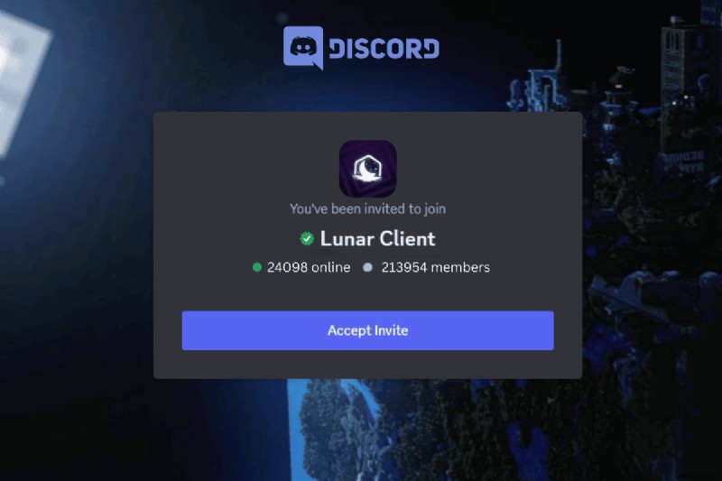 Lunar 클라이언트를 Discord에 연결:단계별 가이드 