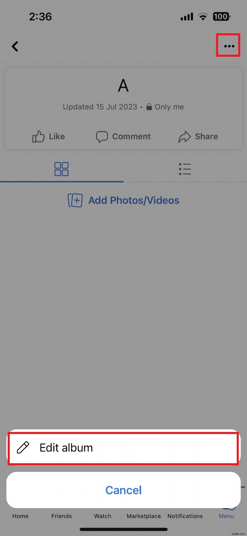 iPhone에서 Facebook 앨범을 만드는 방법:6가지 간단한 단계 