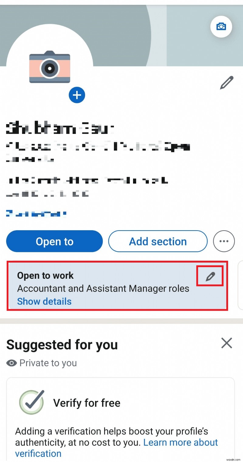 LinkedIn 모바일 앱에서 Open to Work 기능 비활성화 - 단계별 가이드 