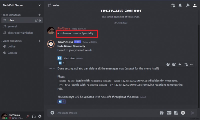 마스터 YAGPDB 반응 역할:Discord 서버를 위한 단계별 가이드 