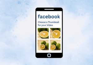 Facebook 비디오를 위한 맞춤 썸네일 설정:단계별 가이드 