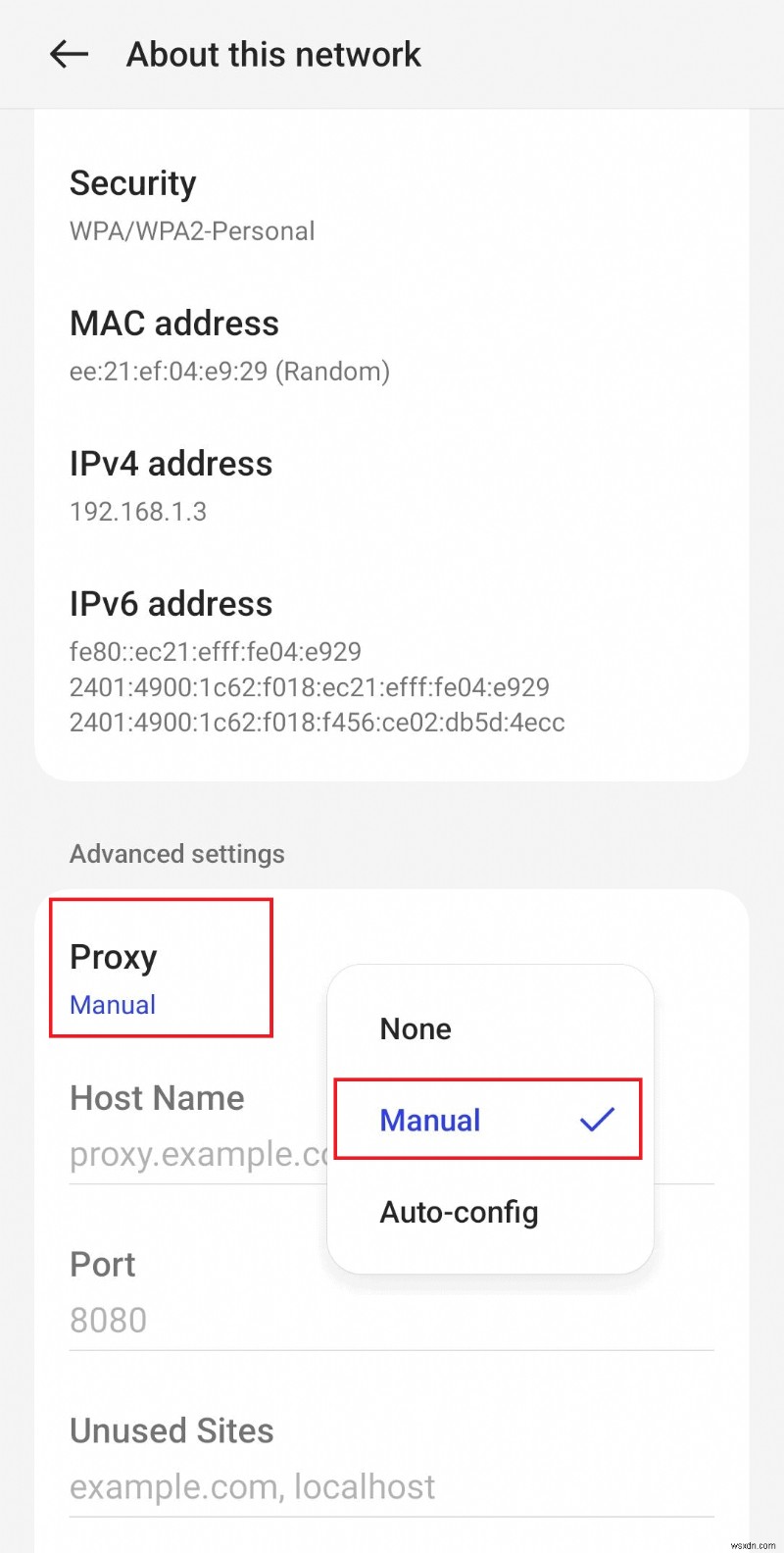 단계별 가이드:Android의 Chrome에서 프록시 설정 