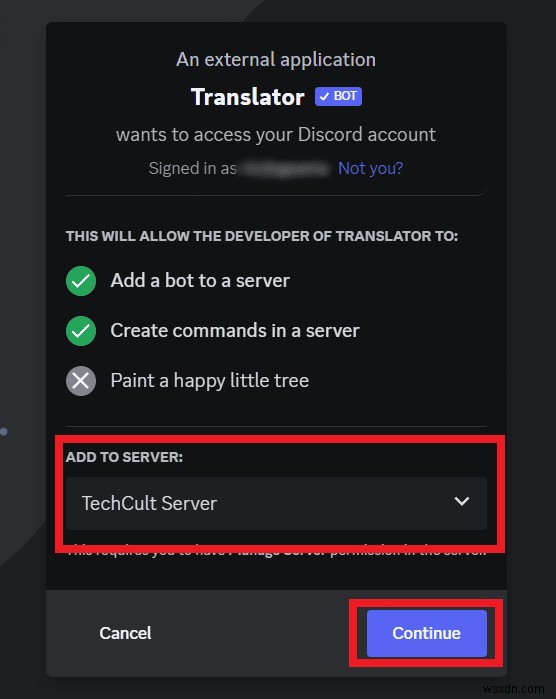 Discord 서버에 번역기 봇을 원활하게 추가하세요 