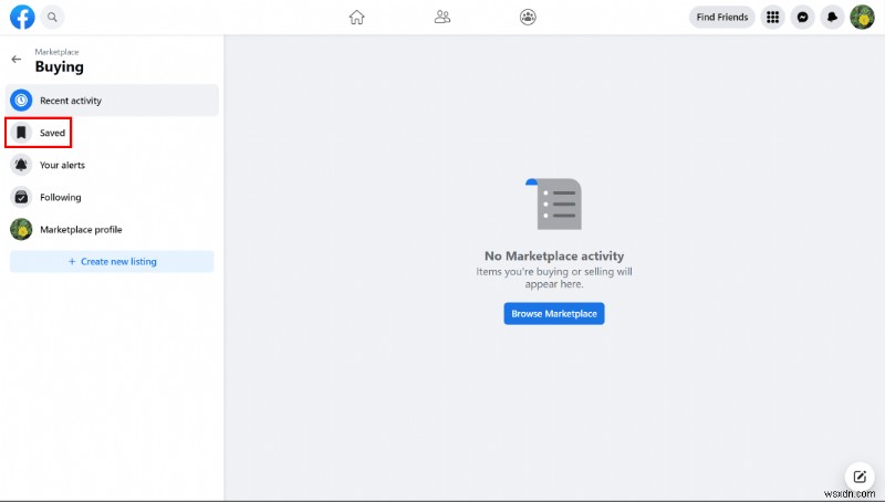 Facebook Marketplace에 저장된 항목에 쉽게 액세스하세요 