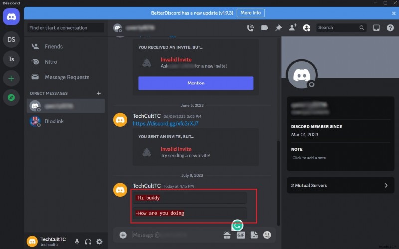 Discord 메시지에 색상 추가:간단한 가이드 