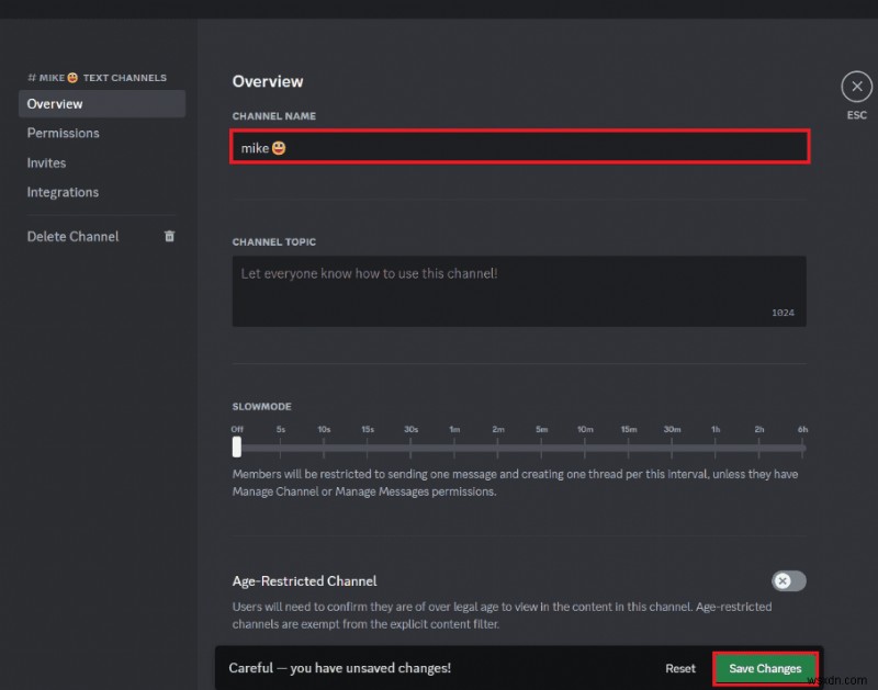 Discord 채널 이름에 이모티콘 추가:단계별 가이드 