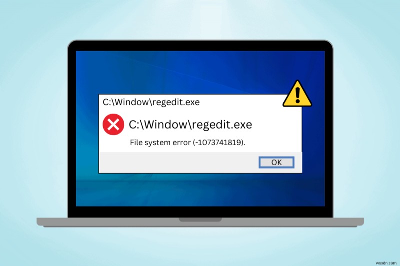 Windows 10에서 파일 시스템 오류 1073741819를 빠르고 안전하게 해결하세요. 