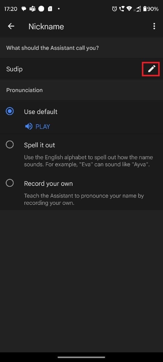Google 어시스턴트 맞춤설정:개인 닉네임을 설정하는 방법 