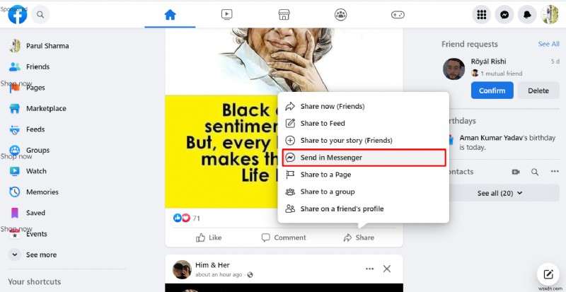 Facebook 게시물 링크를 복사하는 방법:모든 게시물을 즉시 공유하세요 