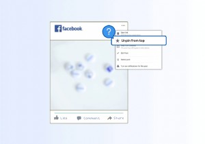 단계별 가이드:Facebook에서 게시물 고정 해제 
