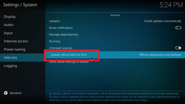 Firestick에 Moria Kodi 애드온 설치에 대한 단계별 가이드 